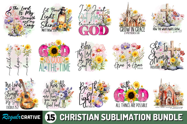 Christian Sublimation Bundle Sublimation Regulrcrative 