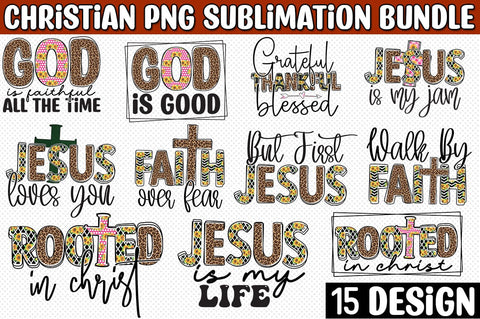 Christian Sublimation Design Bundle SVG CraftingStudio 
