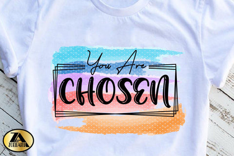 Christian Sublimation Design Chosen PNG for Sublimation SVG zoellartz 