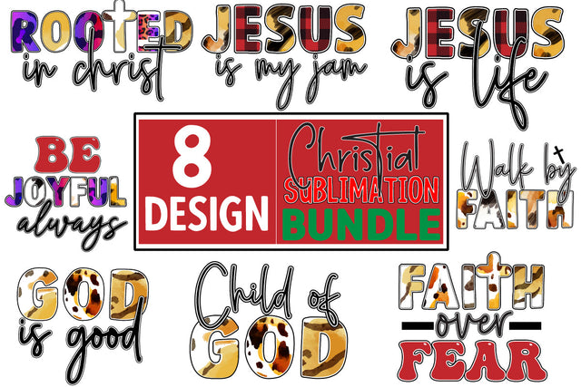 Christian Sublimation PNG Design Bundle SVG CraftingStudio 