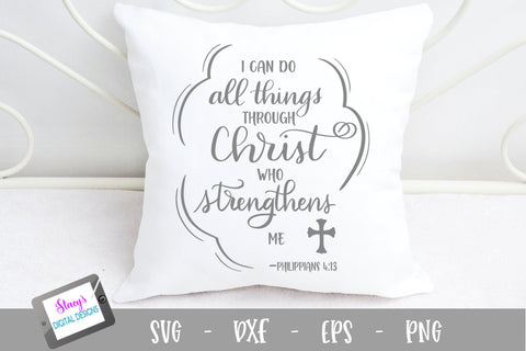 Christian SVG Bundle - 6 Bible Verse Designs - Scripture Bundle SVG Stacy's Digital Designs 