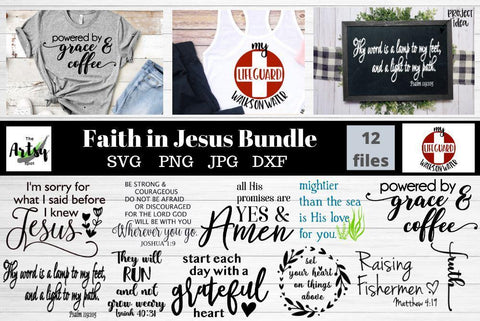 Christian svg bundle - Faith in Jesus svg bundle SVG The Artsy Spot 