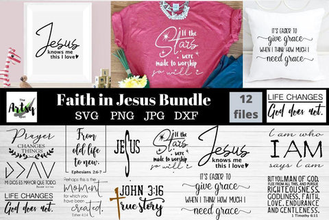 Christian svg bundle - Faith svg bundle - Worship svg bundle SVG The Artsy Spot 