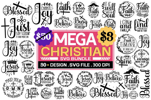 Christian Svg Bundle , motivational svg design ,sarcastic svg bundle,halloween svg bundle SVG designmaster24 