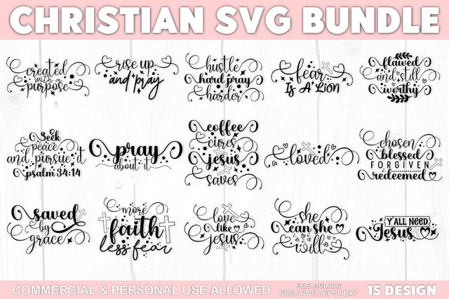 Christian SVG Bundle SVG Ariyan 
