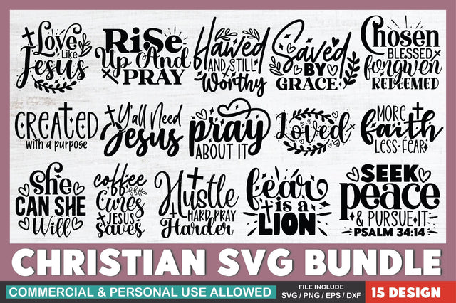 Christian SVG Bundle SVG Ariyan 