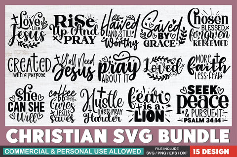 Christian SVG Bundle SVG Ariyan 