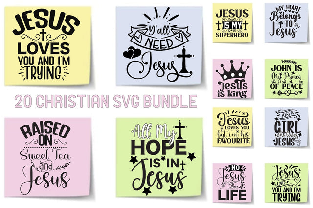 Christian Svg Bundle SVG Creativeart88 