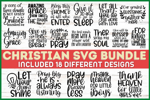 Christian SVG Bundle SVG Designangry 