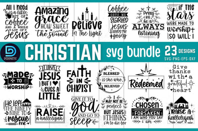 Christian Svg Bundle SVG DESIGNISTIC 