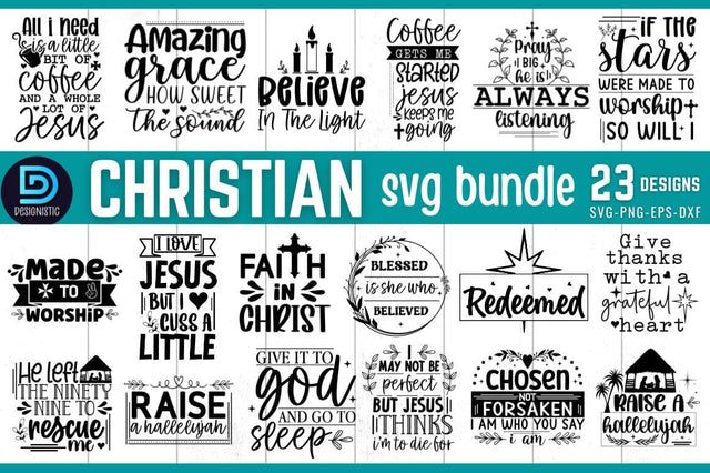 Christian Svg Bundle SVG DESIGNISTIC 