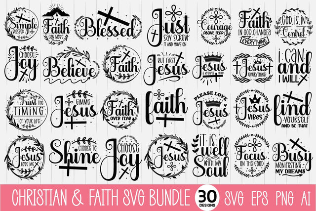 Christian Svg Bundle SVG designmaster24 