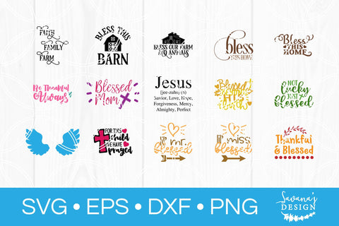 Christian SVG Bundle SVG SavanasDesign 