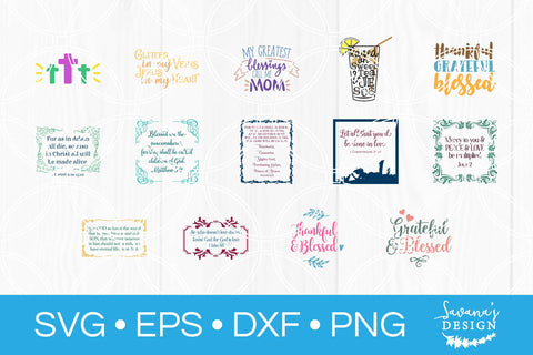 Christian SVG Bundle SVG SavanasDesign 
