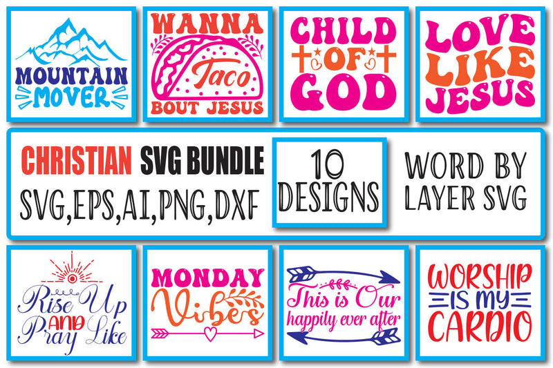 Christian SVG Bundle Voi. 1 SVG Craftlabsvg24 