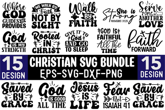 Christian SVG Design Bundle SVG CraftingStudio 