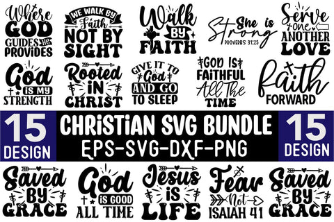 Christian SVG Design Bundle SVG CraftingStudio 