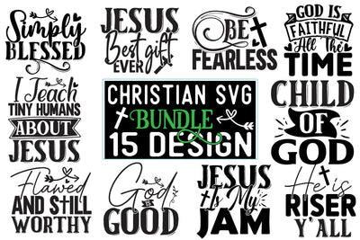Christian SVG Design Bundle SVG CraftingStudio 