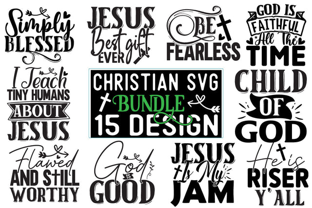 Christian SVG Design Bundle SVG CraftingStudio 