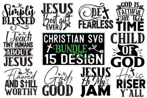 Christian SVG Design Bundle SVG CraftingStudio 