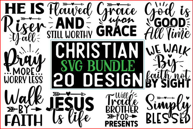 Christian SVG Design Bundle SVG CraftingStudio 
