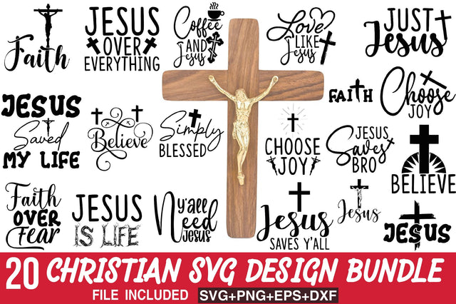 Christian SVG Design Bundle SVG Rupkotha 