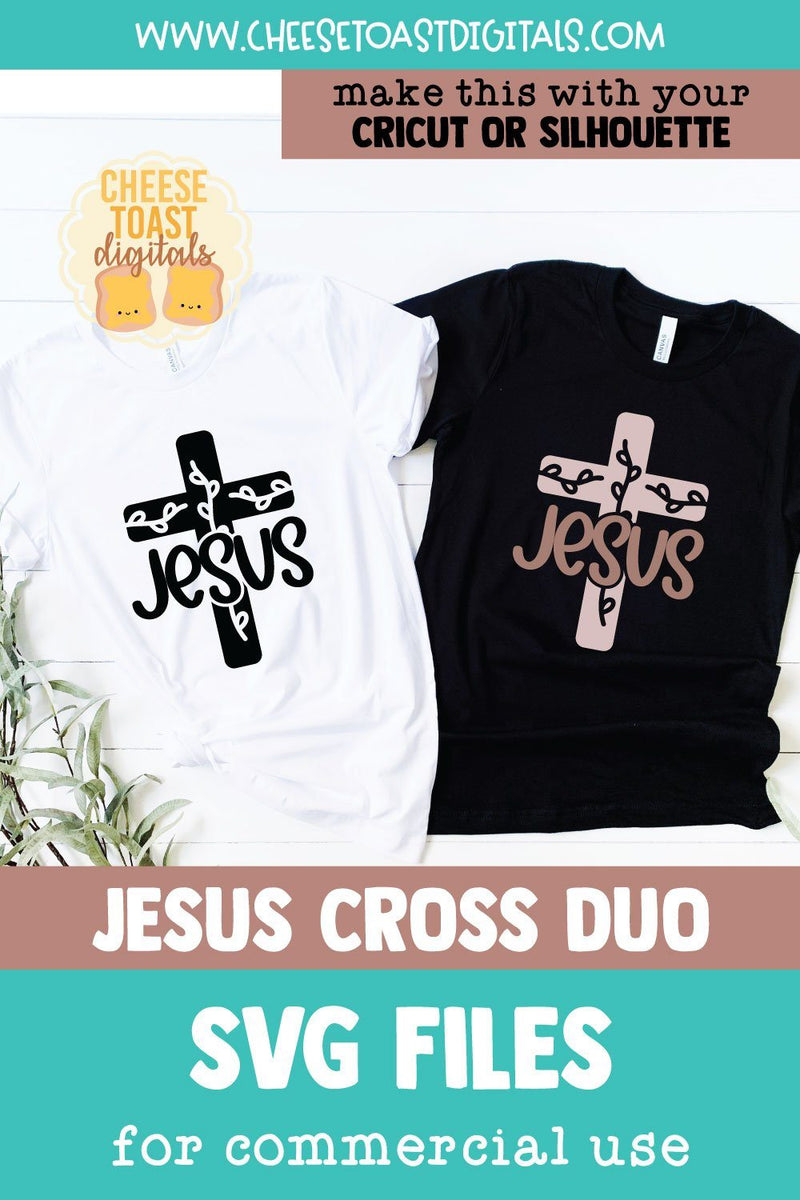Christian SVG | Jesus Cross Religious Saying - So Fontsy