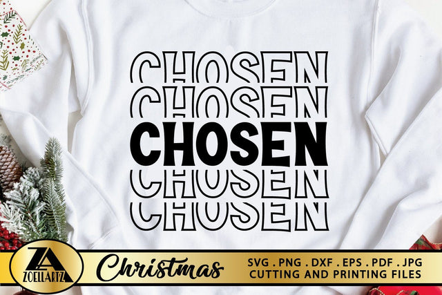 Christian SVG PNG EPS DXF Chosen SVG Blessed SVG Cut Files SVG zoellartz 
