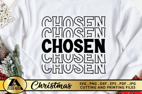 Christian SVG PNG EPS DXF Chosen SVG Blessed SVG Cut Files SVG zoellartz 