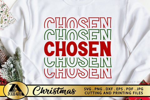 Christian SVG PNG EPS DXF Chosen SVG Blessed SVG Cut Files SVG zoellartz 