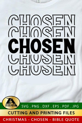 Christian SVG PNG EPS DXF Chosen SVG Blessed SVG Cut Files SVG zoellartz 