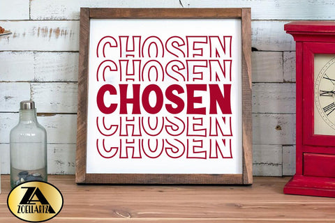 Christian SVG PNG EPS DXF Chosen SVG Blessed SVG Cut Files SVG zoellartz 