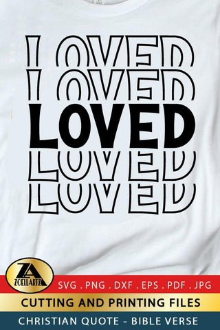 Christian SVG PNG EPS DXF Chosen SVG Loved SVG Cut Files SVG zoellartz 
