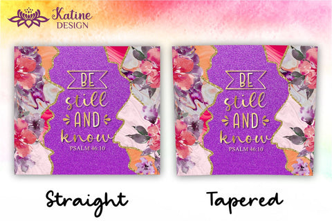 Christian Tumbler, Be still and know, Bible verse Tumbler, religious tumbler, faith tumbler, jesus tumbler, Tumbler Sublimation Wrap Design for 20 oz Skinny Tumbler Straight and Tapered PNG Sublimation KatineDesign 