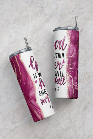 Christian Tumbler, Bible Verse Tumbler Sublimation Design, Scripture Tumbler Design, 20oz Skinny Tumbler Template, - PNG Download Sublimation CaldwellArt 