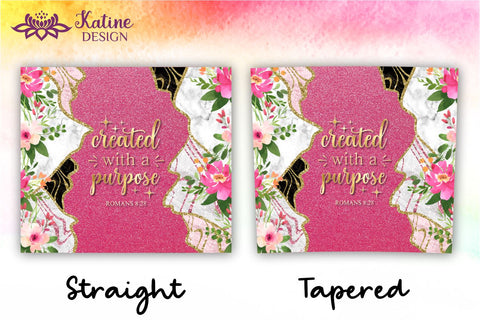Christian Tumbler Created with a purpose, Bible verse Tumbler, religious tumbler, faith tumbler, jesus tumbler, Tumbler Sublimation Wrap Design for 20 oz Skinny Tumbler Straight and Tapered PNG Sublimation KatineDesign 