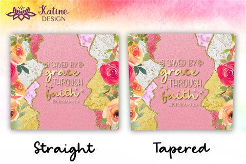 Christian Tumbler, Saved by grace through faith, Bible verse Tumbler, religious tumbler, faith tumbler, jesus tumbler, Tumbler Sublimation Wrap Design for 20 oz Skinny Tumbler Straight and Tapered PNG Sublimation KatineDesign 