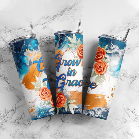 Christian Tumbler Wrap Sublimation Design for 20oz Skinny Tumbler