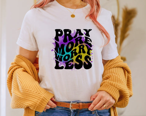 Christian Wavy Text Sublimation Designs Bundle, 20 Designs, Religious Groovy PNG Files For Sublimation, Christian Quote Sublimation Files Sublimation HappyDesignStudio 