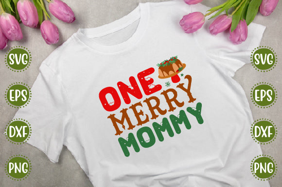 Christmas 20 Svg Design One Merry Mommy SVG SH_Tee store 