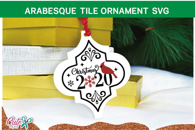 Christmas 2020 Arabesque tile svg cut file SVG Cute files 