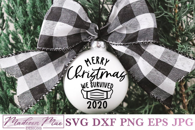 Christmas 2020 Ornament, Merry Christmas SVG SVG Madison Mae Designs 