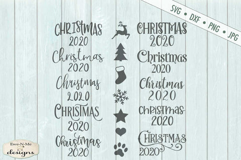 Christmas 2020 SVG - Christmas Ornament SVG SVG Ewe-N-Me Designs 