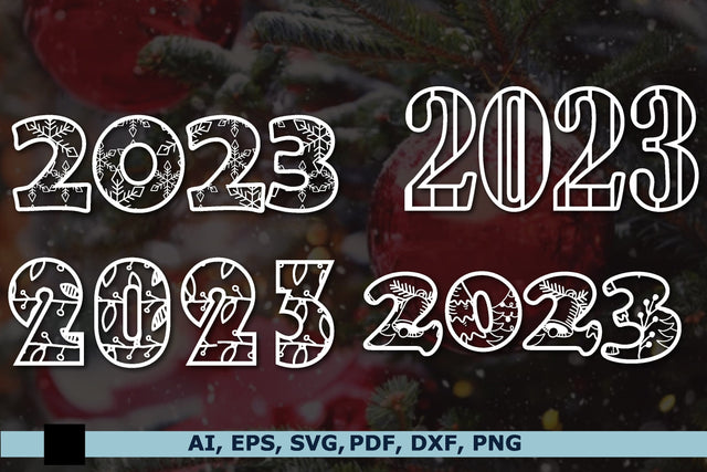 Christmas 2023 Words SVG bundle SVG MD JOYNAL ABDIN 