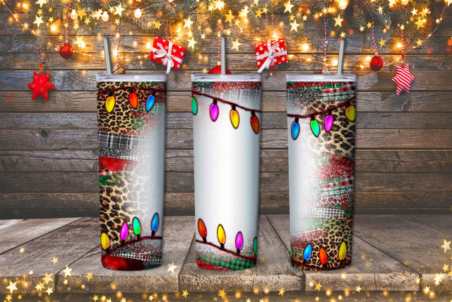 Christmas 20oz Skinny Tumbler Png, Christmas Tumbler, Leopard Tumbler, Tumbler Sublimation Designs, Straight Tumbler Wraps, Digital Download Sublimation SublimationDesignShop 