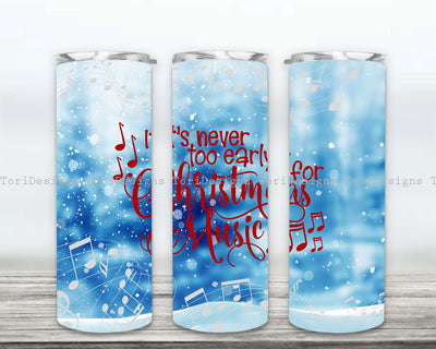 Christmas 20oz Skinny Tumbler wrap Sublimation digital download PNG, Winter Tumbler PNG Sublimation ToriDesigns 