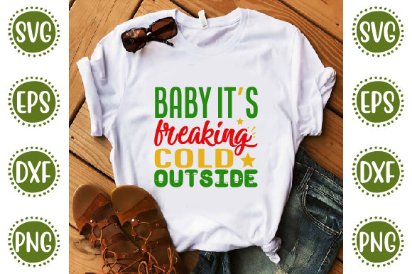 Christmas 37 Svg Design Baby it s freaking cold outside SVG SH_Tee store 