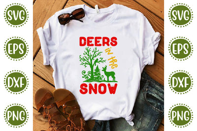 Christmas 37 Svg Design Deers in the Snow SVG SH_Tee store 
