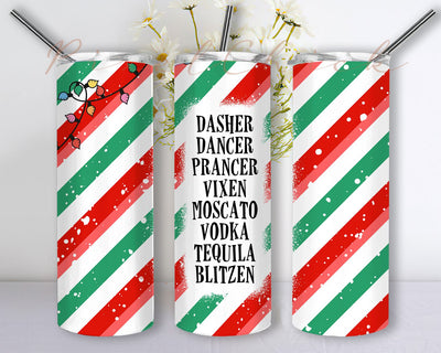 Christmas Alcohol tumbler PNG, Download -Drinking sublimation wrap, Santa's drunk reindeer tumbler wrap Sublimation PixelChick 