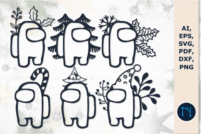 Christmas among us SVG bundle SVG MD JOYNAL ABDIN 